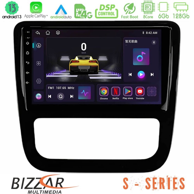 Bizzar S Series VW Scirocco 2008-2014 8Core Android13 6+128GB Navigation Multimedia Tablet 9