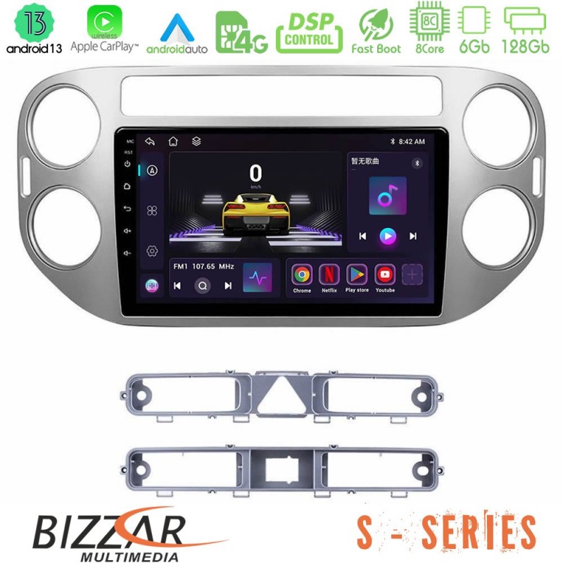 Bizzar S Series VW Tiguan 8core Android13 6+128GB Navigation Multimedia Tablet 9