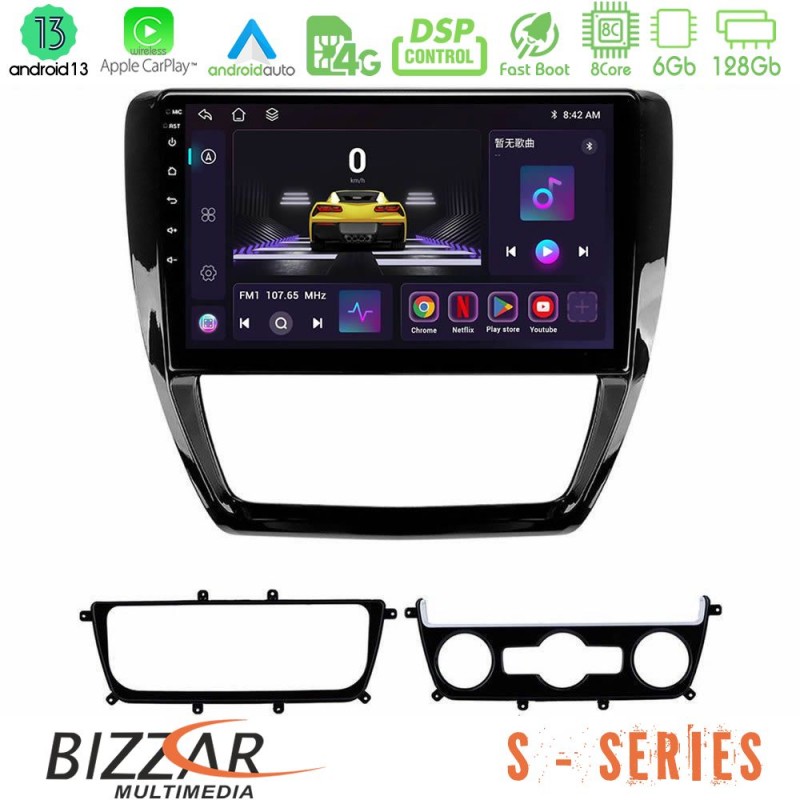 Bizzar S Series VW Jetta 8core Android13 6+128GB Navigation Multimedia Tablet 10