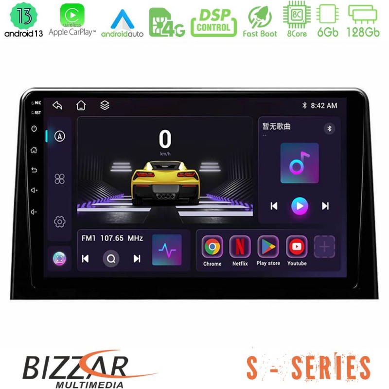 Bizzar S Series Peugeot Partner / Citroën Berlingo 2020-&gt; 8Core Android13 6+128GB Navigation Multimedia Tablet 10