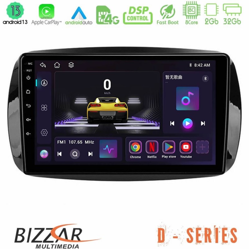 Bizzar D Series Smart 453 8core Android13 2+32GB Navigation Multimedia Tablet 9