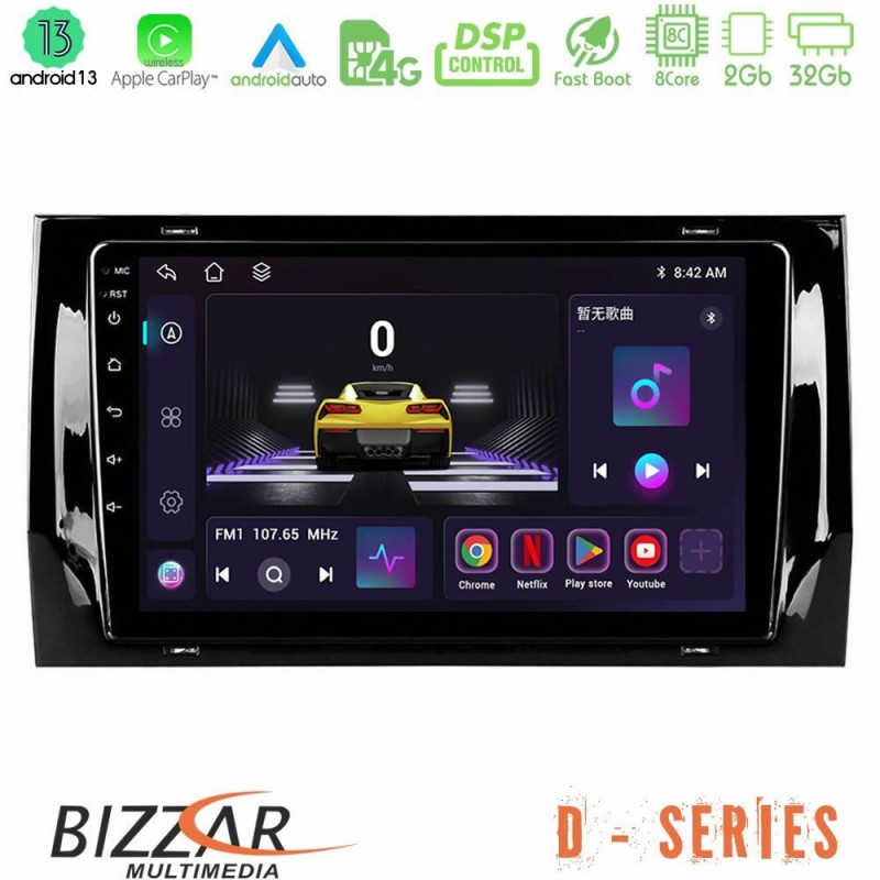 Bizzar D Series Skoda Kodiaq 2017-&gt; 8core Android13 2+32GB Navigation Multimedia Tablet 10