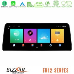 Bizzar Car Pad FR12 Series Ford Mondeo 2007-2011 (Auto A/C) 8Core Android 12 4+32GB Navigation Multimedia Tablet 12.3