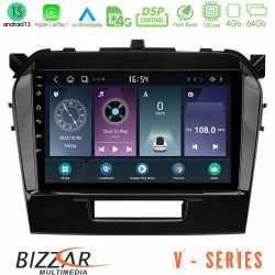 Bizzar V Series Suzuki Vitara 2015-2021 10core Android13 4+64GB Navigation Multimedia Tablet 9