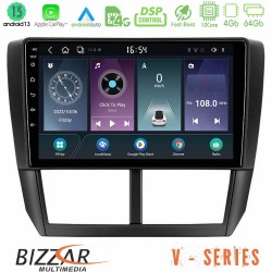 Bizzar V Series Subaru Forester 10core Android13 4+64GB Navigation Multimedia Tablet 9