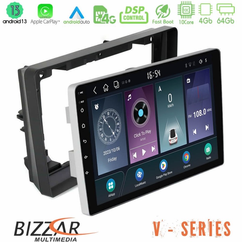 Bizzar V Series Peugeot 308 2013-2020 10core Android13 4+64GB Navigation Multimedia Tablet 9