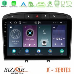 Bizzar V Series Peugeot 308/RCZ 10core Android13 4+64GB Navigation Multimedia Tablet 9