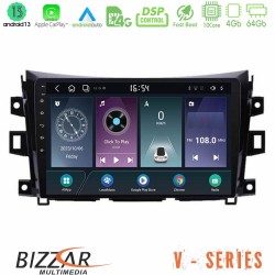 Bizzar V Series Nissan Navara NP300 10core Android13 4+64GB Navigation Multimedia Tablet 9