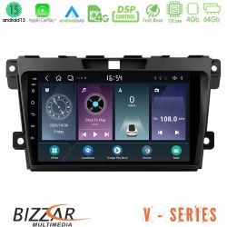 Bizzar V Series Mazda CX-7 2007-2011 10core Android13 4+64GB Navigation Multimedia Tablet 9