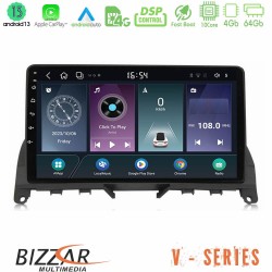 Bizzar V Series Mercedes C Class W204 10core Android13 4+64GB Navigation Multimedia Tablet 9