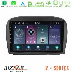 Bizzar V Series Mercedes SL Class 2005-2011 10core Android13 4+64GB Navigation Multimedia Tablet 9