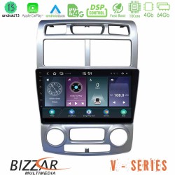 Bizzar V Series Kia Sportage 2005-2008 10core Android13 4+64GB Navigation Multimedia Tablet 9