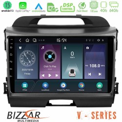 Bizzar V Series Kia Sportage 10core Android13 4+64GB Navigation Multimedia Tablet 9