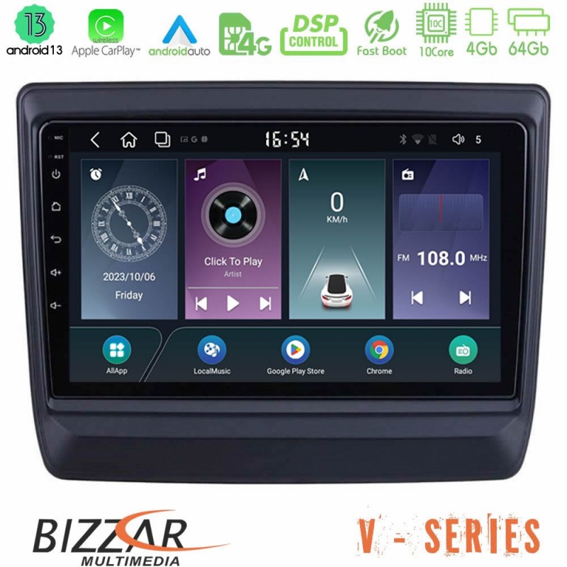 Bizzar V Series Isuzu D-MAX 2020-2023 10core Android13 4+64GB Navigation Multimedia Tablet 9