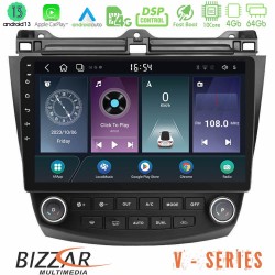 Bizzar V Series Honda Accord 2002-2008 10core Android13 4+64GB Navigation Multimedia Tablet 10