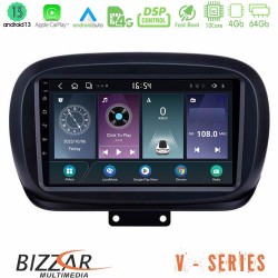 Bizzar V Series Fiat 500X 10core Android13 4+64GB Navigation Multimedia Tablet 9