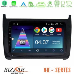 Bizzar ND Series 8Core Android13 2+32GB Vw Polo Navigation Multimedia Tablet 9