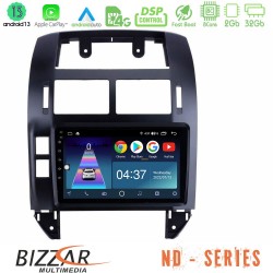 Bizzar ND Series 8Core Android13 2+32GB VW Polo 2002-2009 Navigation Multimedia Tablet 9