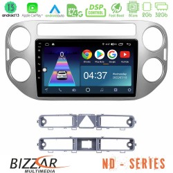 Bizzar ND Series 8Core Android13 2+32GB VW Tiguan Navigation Multimedia Tablet 9