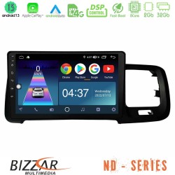 Bizzar ND Series 8Core Android13 2+32GB Volvo S60 2010-2018 Navigation Multimedia Tablet 9