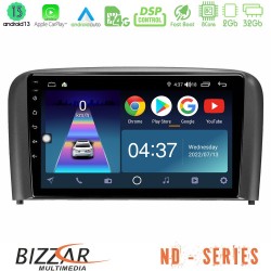 Bizzar ND Series 8Core Android13 2+32GB Volvo S80 1998-2006 Navigation Multimedia Tablet 9