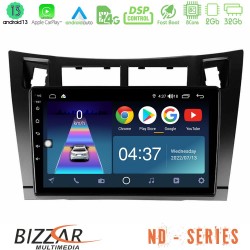 Bizzar ND Series 8Core Android13 2+32GB Toyota Yaris Navigation Multimedia Tablet 9