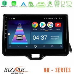 Bizzar ND Series 8Core Android13 2+32GB Toyota Yaris 2020-&gt; Navigation Multimedia Tablet 9