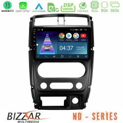 Bizzar ND Series 8Core Android13 2+32GB Suzuki Jimny 2007-2017 Navigation Multimedia Tablet 9