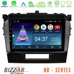 Bizzar ND Series 8Core Android13 2+32GB Suzuki Vitara 2015-2021 Navigation Multimedia Tablet 9