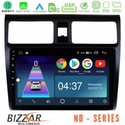 Bizzar ND Series 8Core Android13 2+32GB Suzuki Swift 2005-2010 Navigation Multimedia Tablet 10