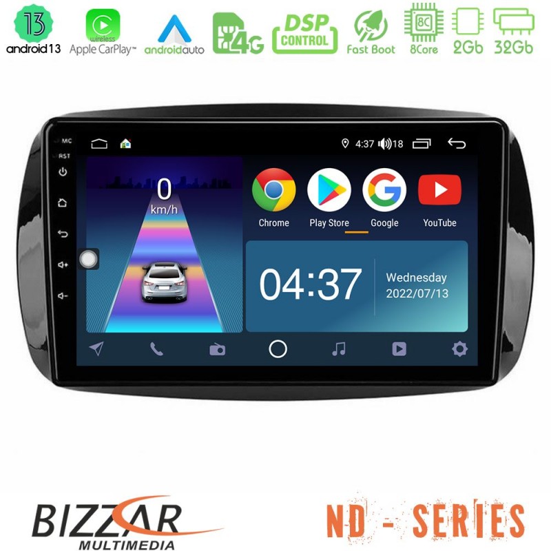 Bizzar ND Series 8Core Android13 2+32GB Smart 453 Navigation Multimedia Tablet 9