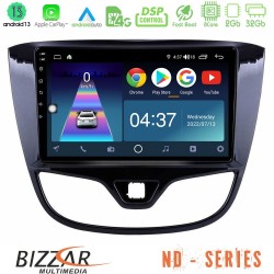 Bizzar ND Series 8Core Android13 2+32GB Opel Karl 2017-2019 Navigation Multimedia Tablet 9