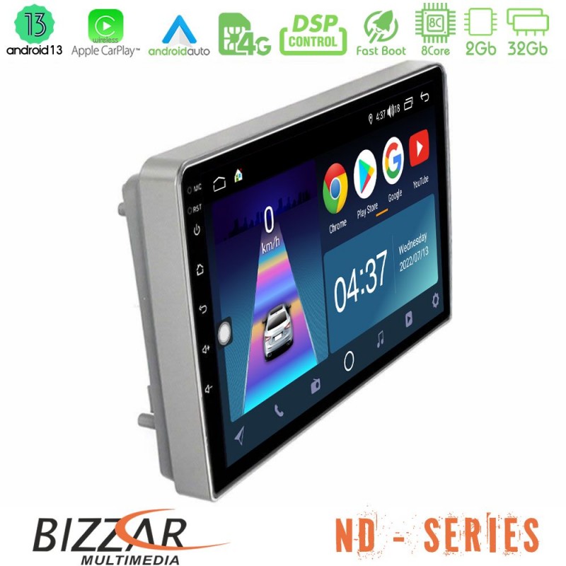 Bizzar ND Series 8Core Android13 2+32GB Opel Astra/Corsa/Antara/Zafira Navigation Multimedia Tablet 9