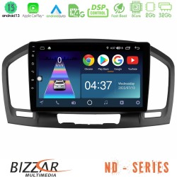 Bizzar ND Series 8Core Android13 2+32GB Opel Insignia 2008-2013 Navigation Multimedia Tablet 9