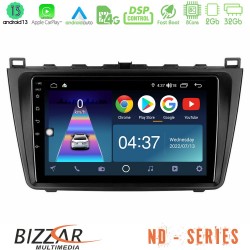 Bizzar ND Series 8Core Android13 2+32GB Mazda 6 2008-2012 Navigation Multimedia Tablet 9