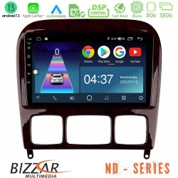 Bizzar ND Series 8Core Android13 2+32GB Mercedes S Class 1999-2004 (W220) Navigation Multimedia Tablet 9