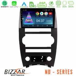 Bizzar ND Series 8Core Android13 2+32GB Jeep Commander 2007-2008 Navigation Multimedia Tablet 9