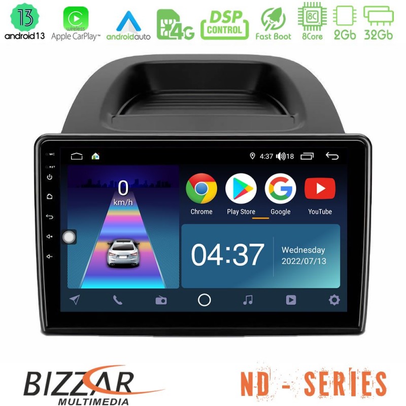 Bizzar ND Series 8Core Android13 2+32GB Ford Ecosport 2018-2020 Navigation Multimedia Tablet 10