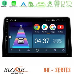 Bizzar ND Series 8Core Android13 2+32GB Peugeot Partner / Citroën Berlingo 2020-&gt; Navigation Multimedia Tablet 10