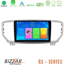 Bizzar CS Series 4Core Android13 2+32GB Kia Sportage 2018-2021 Navigation Multimedia Tablet 9