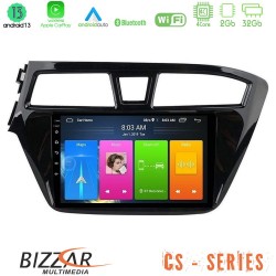 Bizzar CS Series 4Core Android13 2+32GB Hyundai i20 2014-2018 Navigation Multimedia Tablet 9