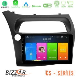 Bizzar CS Series 4Core Android13 2+32GB Honda Civic Navigation Multimedia Tablet 9