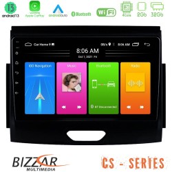 Bizzar CS Series 4Core Android13 2+32GB Ford Ranger 2017-2022 Navigation Multimedia Tablet 9