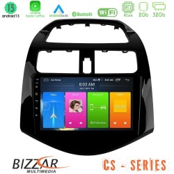 Bizzar CS Series 4Core Android13 2+32GB Chevrolet Spark 2009-2015 Navigation Multimedia Tablet 9