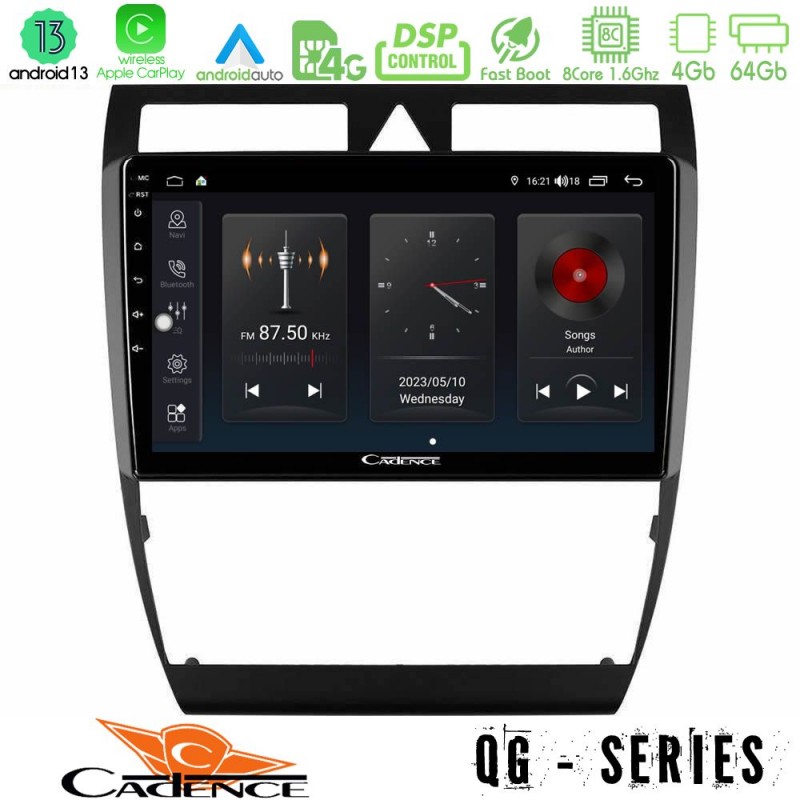 Cadence QG Series 8Core Android13 4+64GB Audi A6 (C5) 1997-2004 Navigation Multimedia Tablet 9