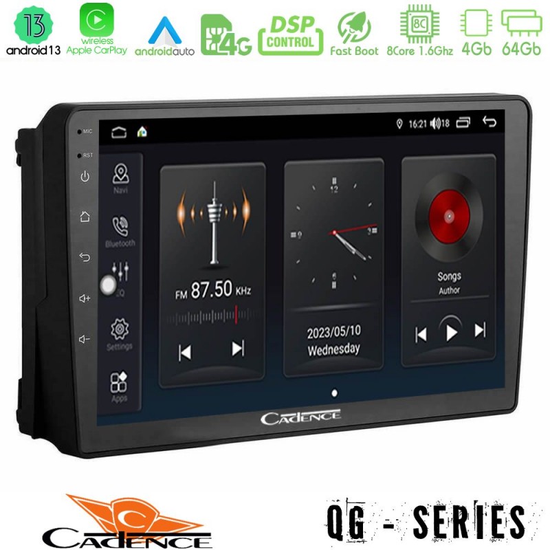 Cadence QG Series 8Core Android13 4+64GB Ford 2007-&gt; Navigation Multimedia Tablet 9