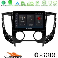 Cadence QG Series 8Core Android13 4+64GB Mitsubishi L200 2016-&gt; & Fiat Fullback (Manual A/C) Navigation Multimedia Tablet 9