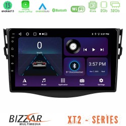 Bizzar XT2 Series 4Core Android13 2+32GB Toyota RAV4 Navigation Multimedia Tablet 9