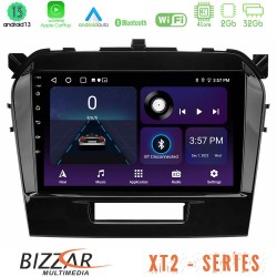 Bizzar XT2 Series 4Core Android13 2+32GB Suzuki Vitara 2015-2021 Navigation Multimedia Tablet 9