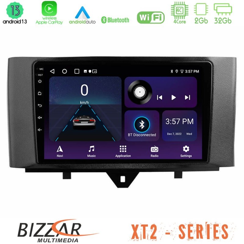 Bizzar XT2 Series 4Core Android13 2+32GB Smart 451 Facelift Navigation Multimedia Tablet 9